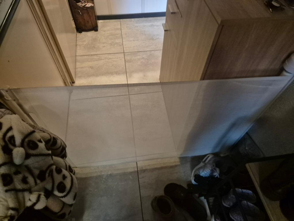 Oprolbaar veiligheidshekje voor kinderen, Ophalen, Overige materialen, Gebruikt, Oprolhekje