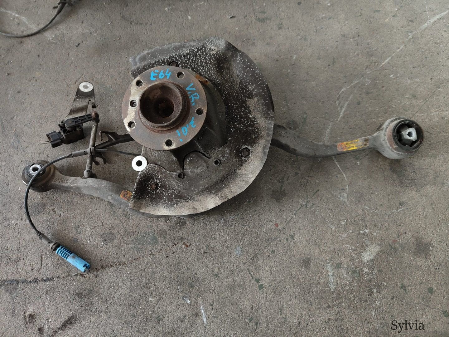 Fusee linksvoor compleet BMW 6 serie E63 E64 6762017 3121676, Gebruikt, -, -, Ophalen of Verzenden