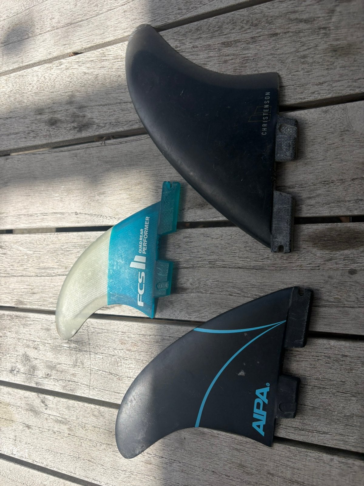 Vinnen over twin, quad., Watersport en Boten, Golfsurfen, Ophalen of Verzenden, Zo goed als nieuw, Fish