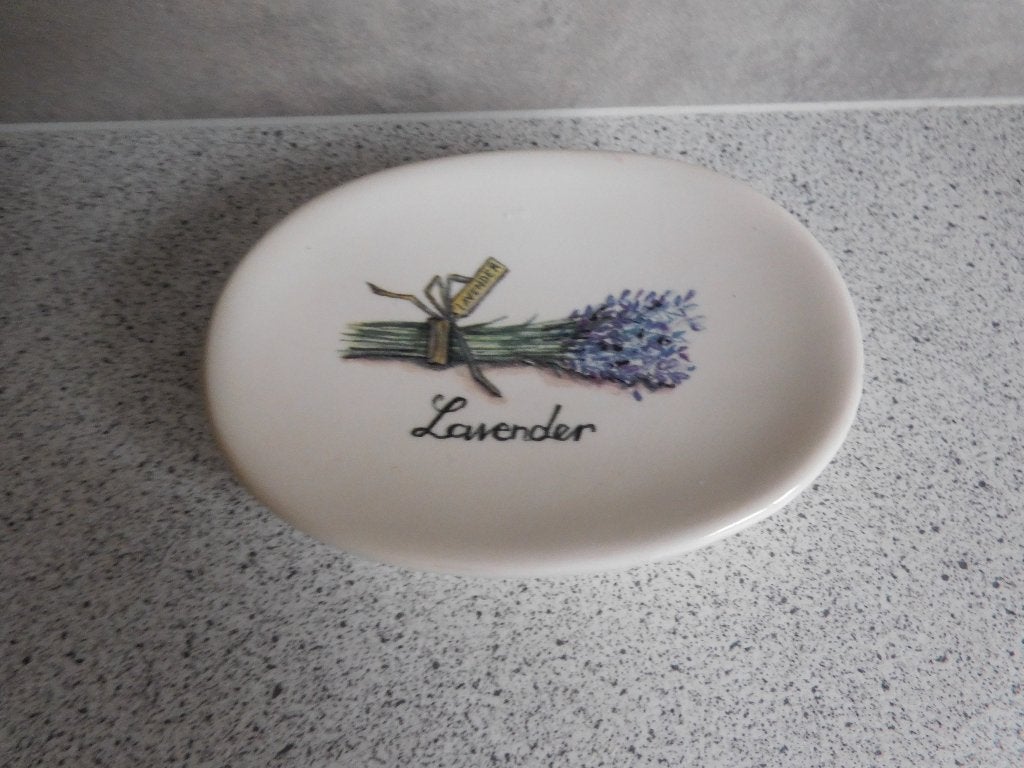 Zeephouder Soap dish Lavendel JET by ter Steege 13x9 cm, Keramiek, Overige typen, Ophalen of Verzenden, Zo goed als nieuw