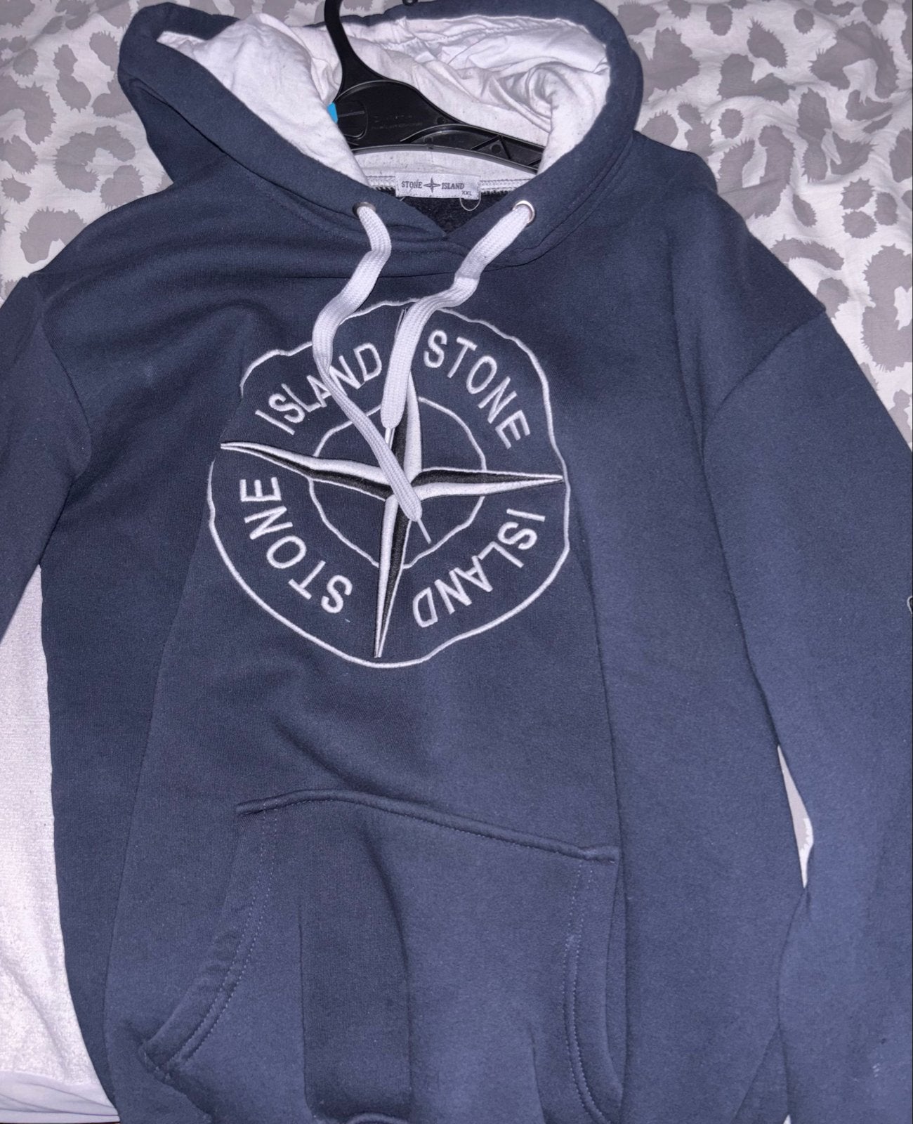 Stone Island hoodie XXL, Ophalen, Zo goed als nieuw, Overige maten, Blauw