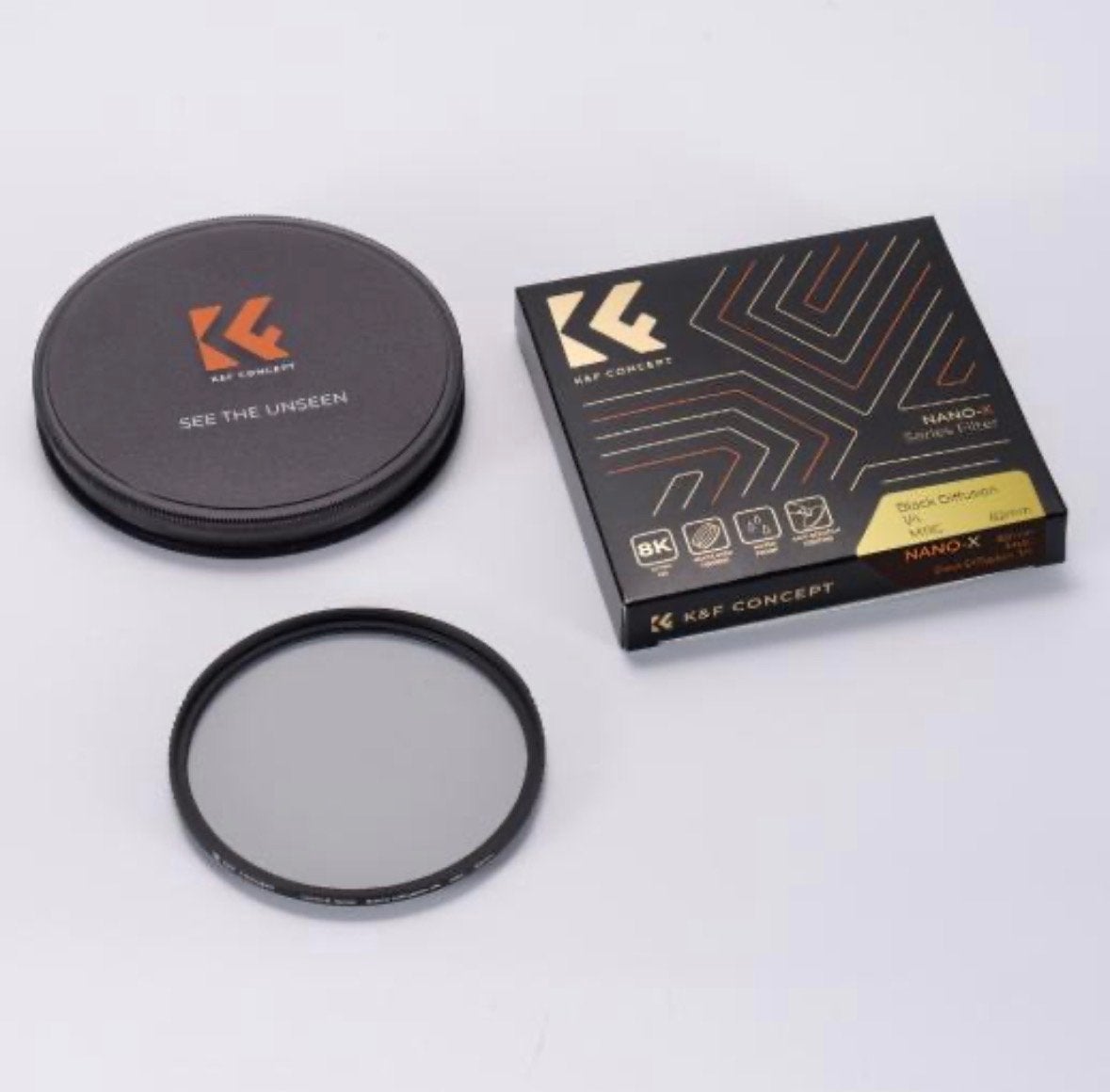82 mm K&F Concept Nano-X Black Diffusion 1/4 Filter 82mm, Audio, Tv en Foto, Fotografie | Filters, K&F Concept, Nieuw, Ophalen of Verzenden