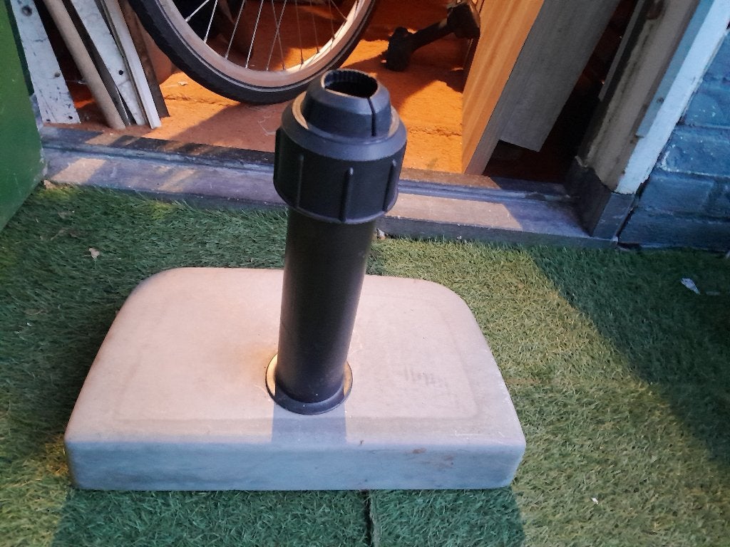 Parasolvoet te koop, Tuin en Terras, Ophalen, Gebruikt, Minder dan 1 meter, Parasolvoet