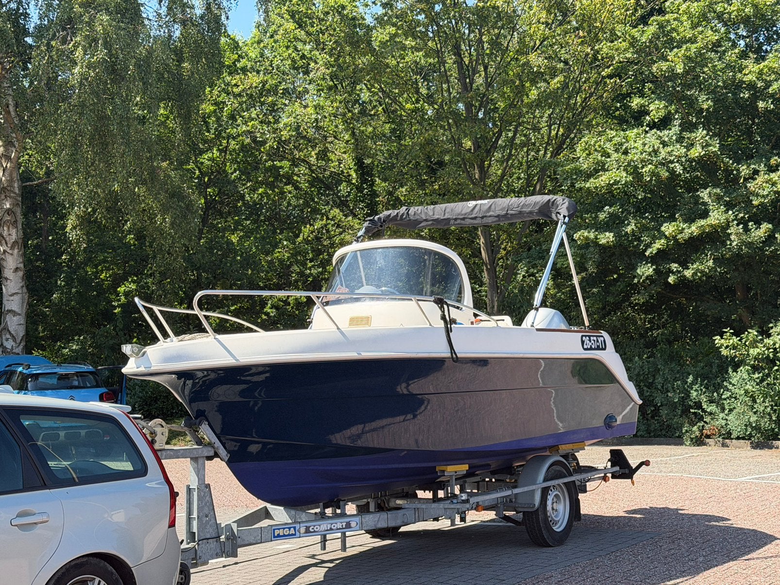 Quicksilver 550 Open | Honda 90 PK VTEC | Consoleboot, Watersport en Boten, Vis- en Consoleboten, Zo goed als nieuw, Quicksilver