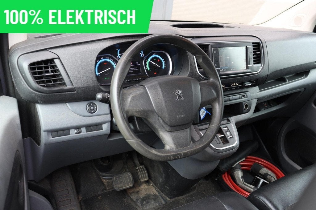 Peugeot e-Expert Long 75 kWh l NAVI l CLIMA l 360 CAMERA l H, 136 pk, Gebruikt, Zwart, Parkeersensor