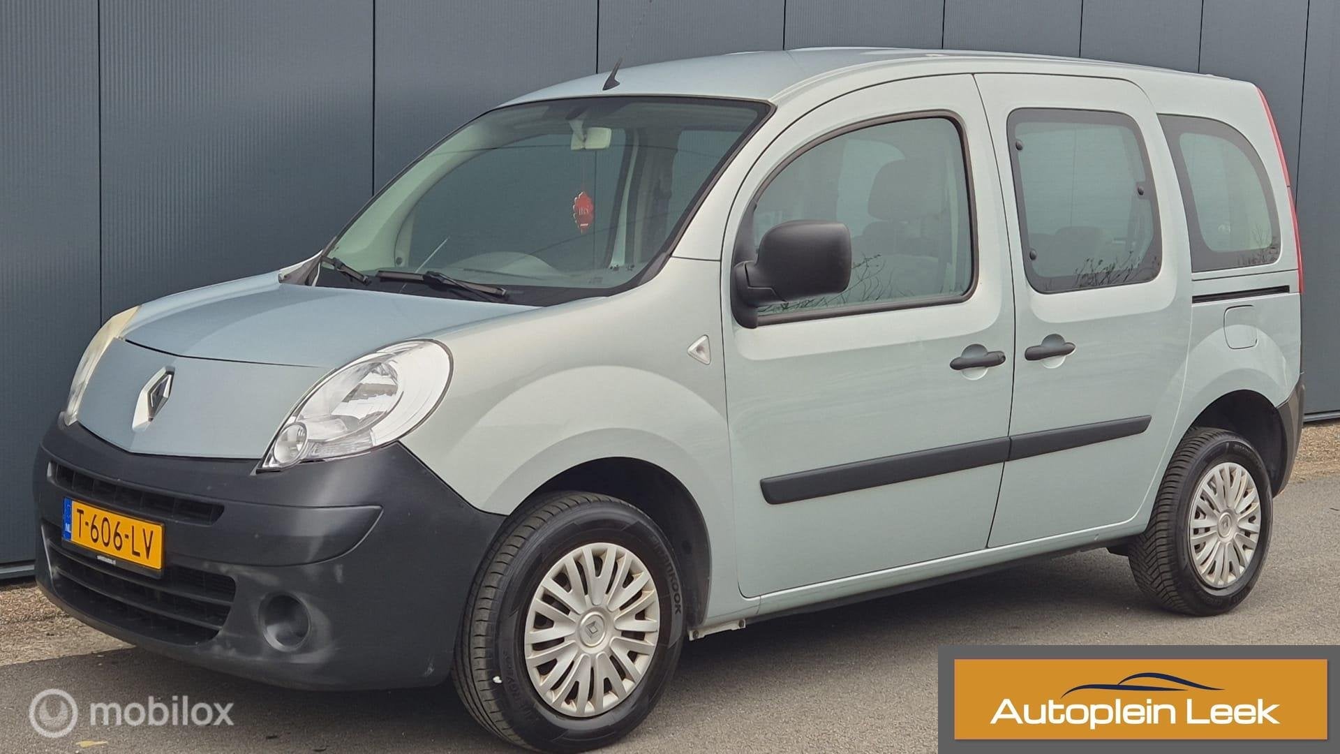 Renault Kangoo Family 1.6-16V Expression 2X SCHUIFDEUREN, 1373 kg, Gebruikt, 4 cilinders, Blauw