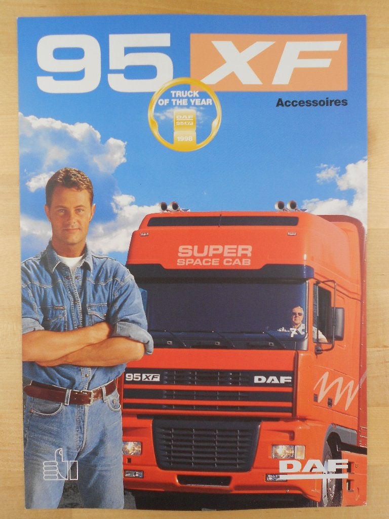 DAF 95 XF Accessoires Brochure 1998 – 95XF, Ophalen of Verzenden, Zo goed als nieuw, Overige merken, DAF