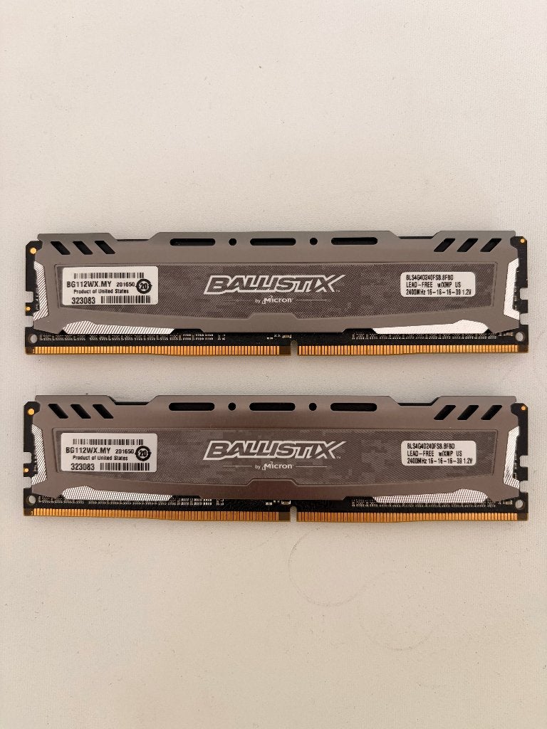 Crucial Ballistix Sport, Gebruikt, DDR4, Ophalen of Verzenden, Desktop