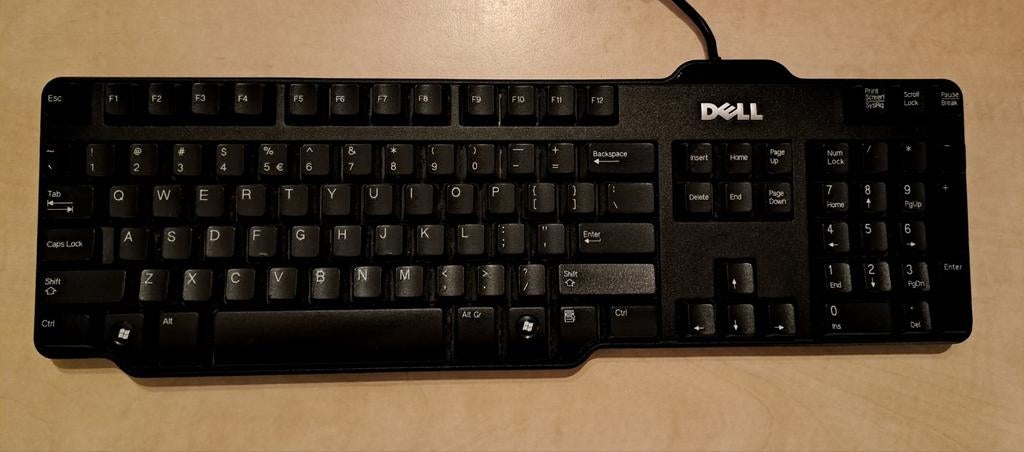 Dell toetsenbord, Computers en Software, Toetsenborden, Ophalen, Zo goed als nieuw, Dell, Qwerty