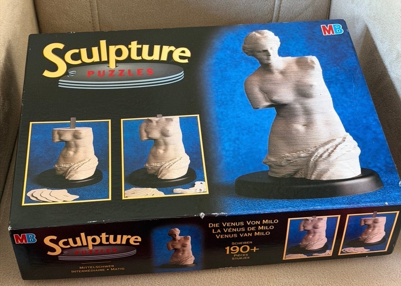MB Sculpture Puzzles - Venus van Milo 3D Puzzel, Ophalen of Verzenden, Minder dan 500 stukjes, Zo goed als nieuw, Rubik's of 3D-puzzel