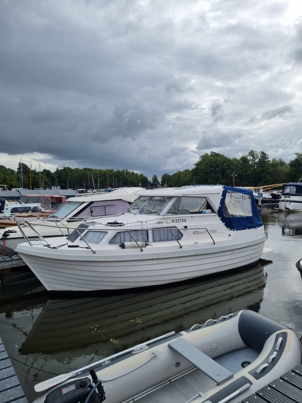 Unieke Sollux760 Hardtop Spitsgatter 1996 /152 draaiuren., Watersport en Boten, Overige merken, Diesel, 75 cm, Zo goed als nieuw