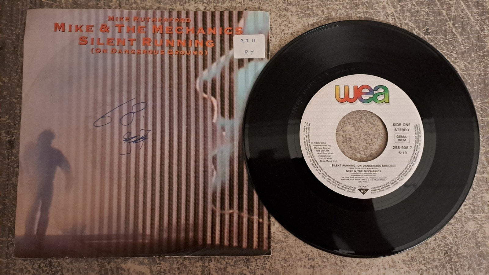 Mike & the mechanics  - silent running, Gebruikt, 7 inch, Pop, Fotohoes