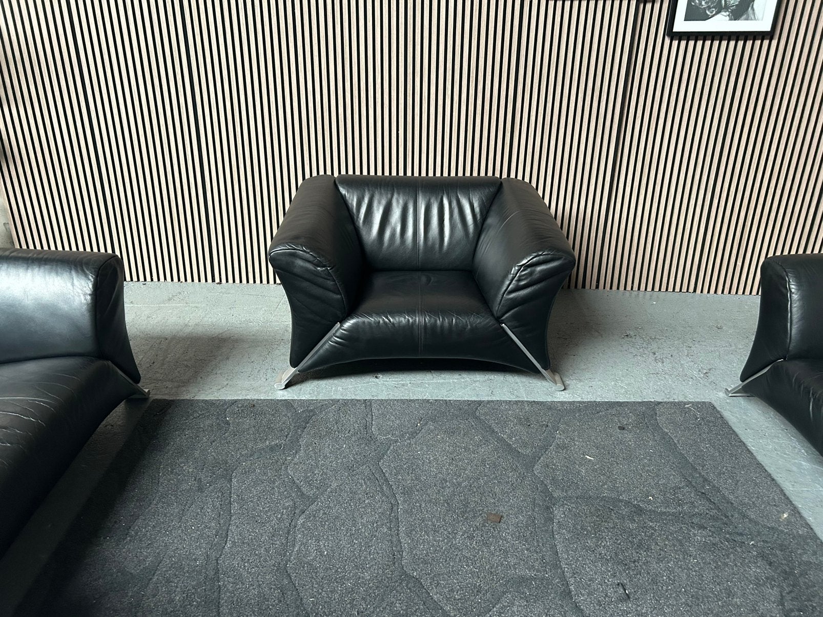 Foto 3 van GRATIS LEVERING Rolf Benz 332 Set Banken Leer GEREINIGD