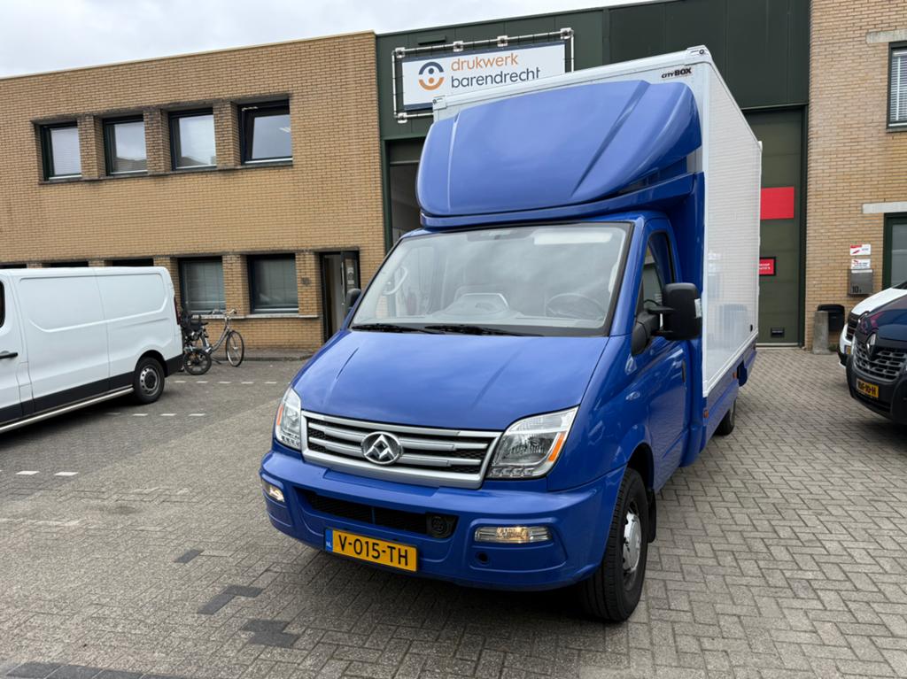 Maxus Ev80 2018 electrische bakwagen deuren lease va 189 mnd, Auto's, Bestelauto's, Bedrijf, Te koop, ABS, Airbags, Airconditioning