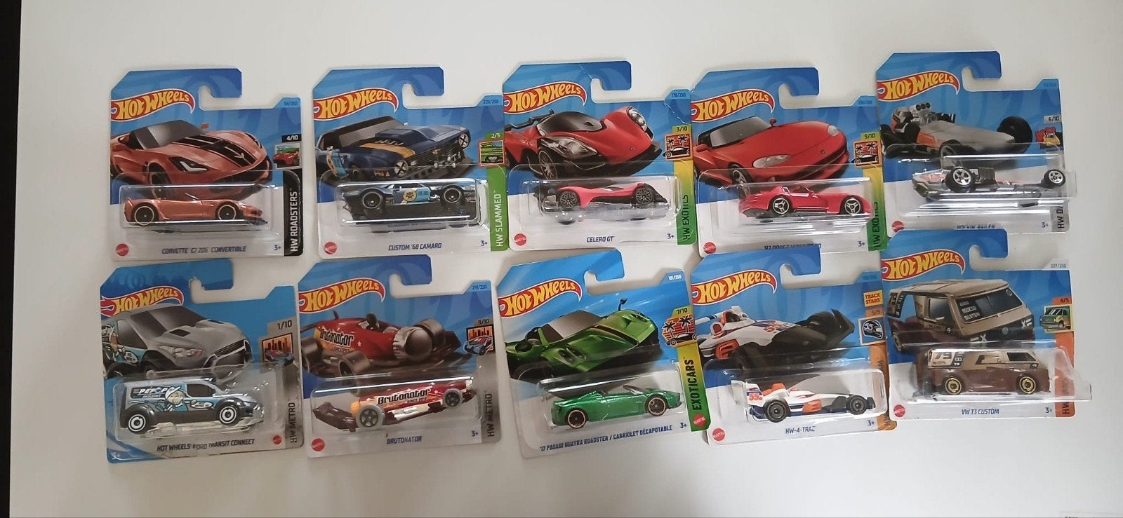 hotwheels 10 stuks, Ophalen of Verzenden, Nieuw