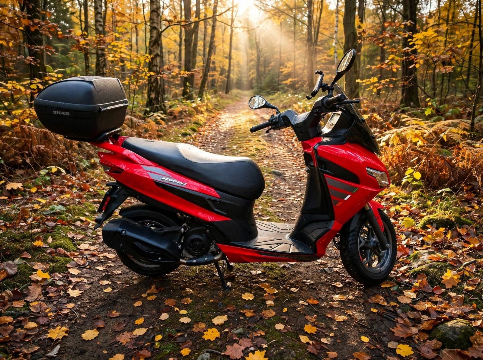 aprillia SXR 50CC 4 -Takt bromfiets 45 km/u met extra's., Ophalen, Zo goed als nieuw, Benzine, Overige merken