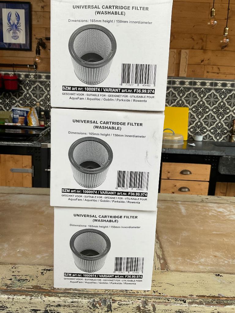 Filtercartridge universeel, Witgoed en Apparatuur, Stofzuigers, Verzenden, Nieuw
