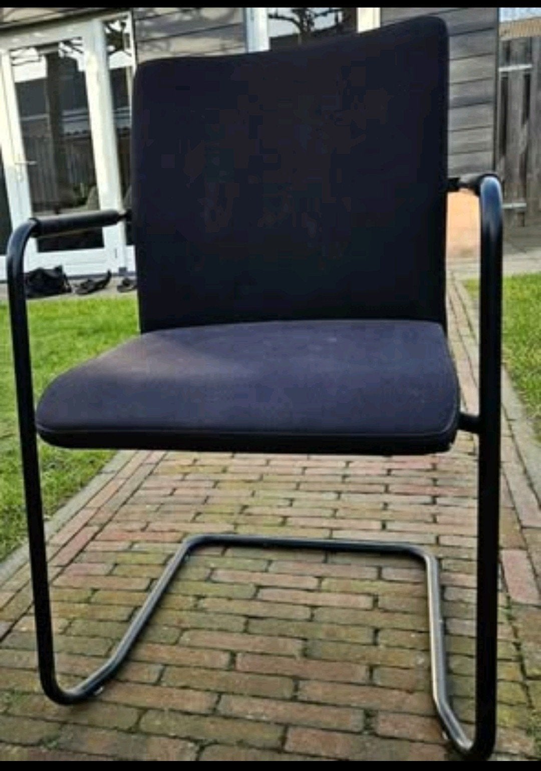 Zwarte stoelen, Ophalen, Gebruikt, Zwart, Vier