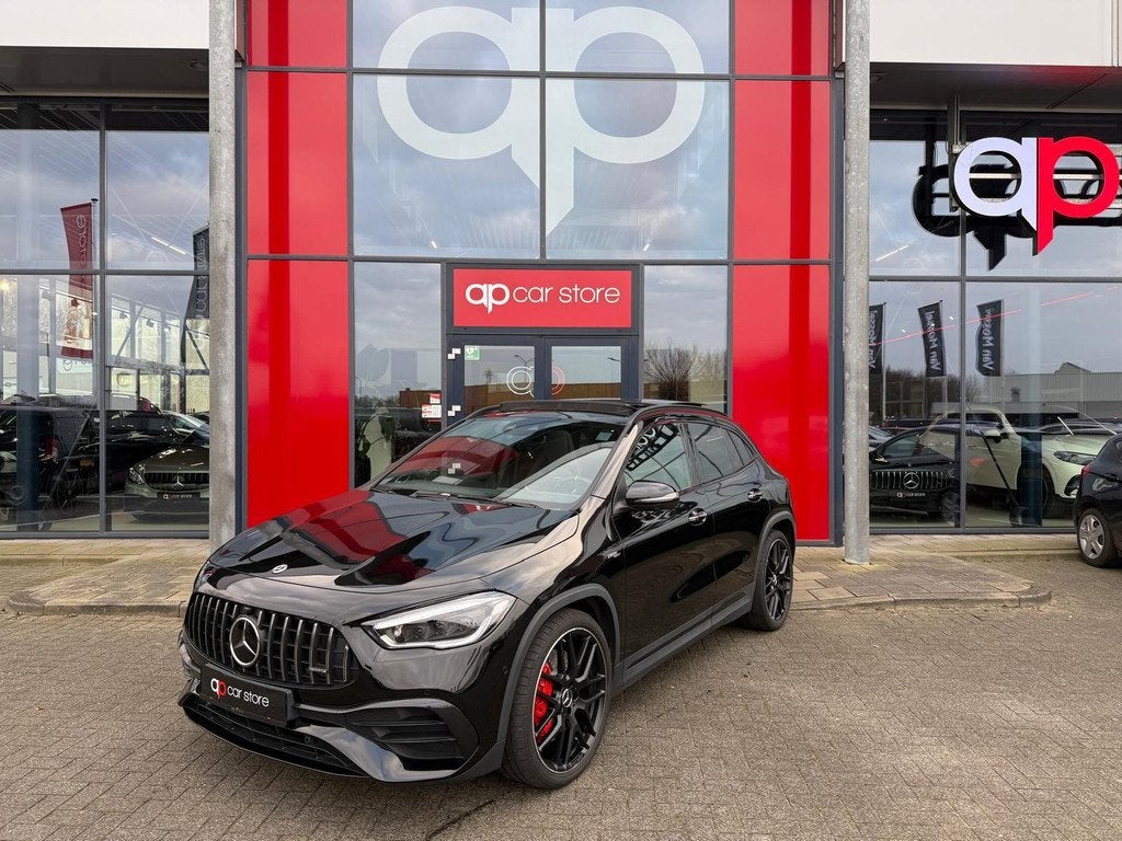 Mercedes-Benz GLA-klasse AMG 45 S 4MATIC+ Full Spec, Auto's, Mercedes-Benz, Automaat, Gebruikt, Zwart, 4 cilinders