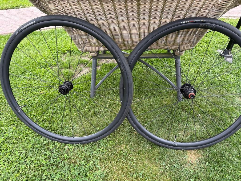 Nieuwe DT-Swiss R470 race/gravel velgen met nieuwe banden, Fietsen en Brommers, Fietsonderdelen, Wiel, Ophalen of Verzenden, Zo goed als nieuw