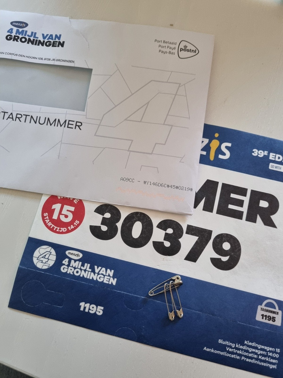 Startbewijs 4 Mijl van Groningen - wave 15, Eén persoon
