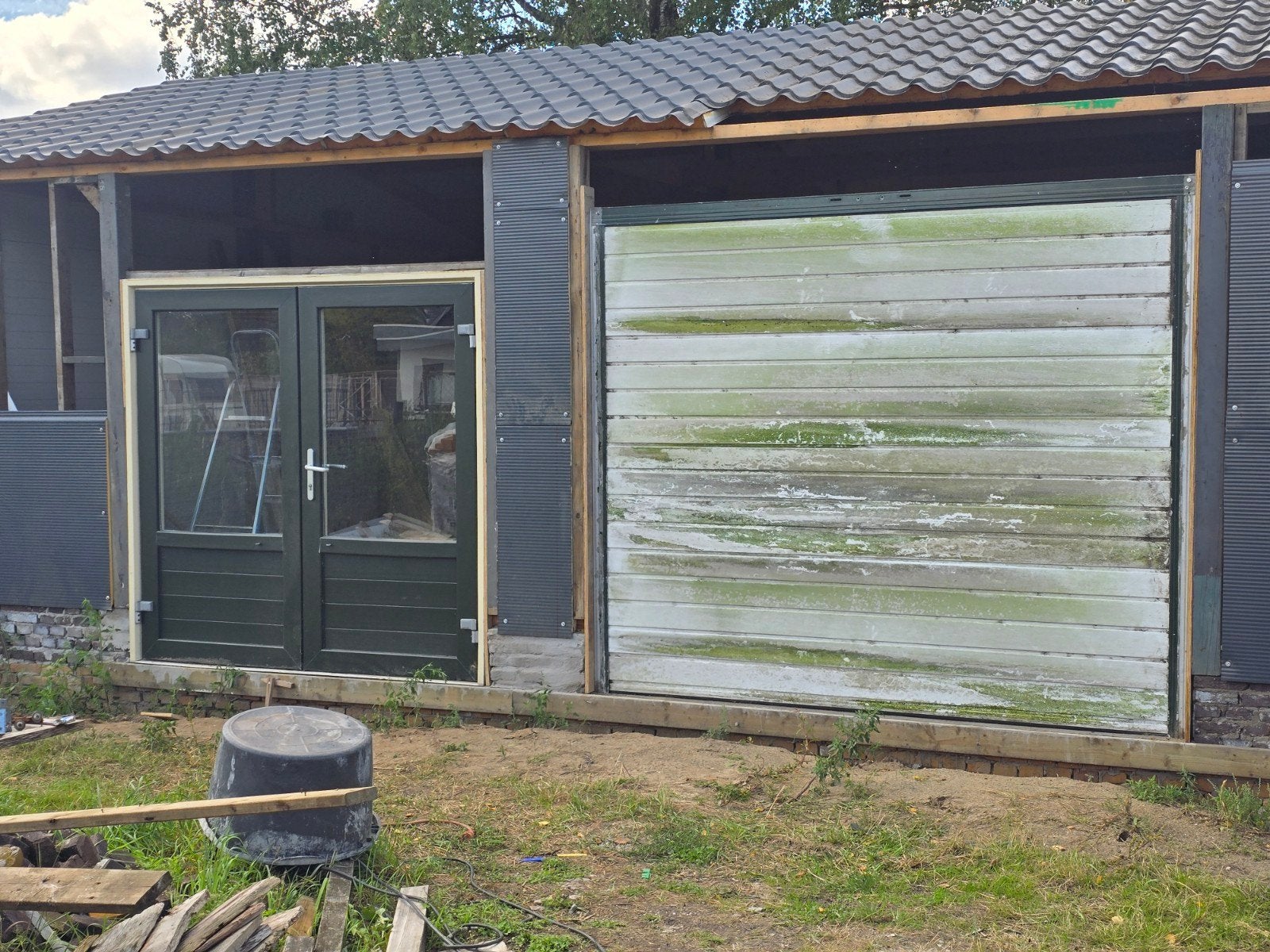 Gebruikte  garage roldeur gevraagd, Gebruikt, Garagedeur, Ophalen of Verzenden, Glas