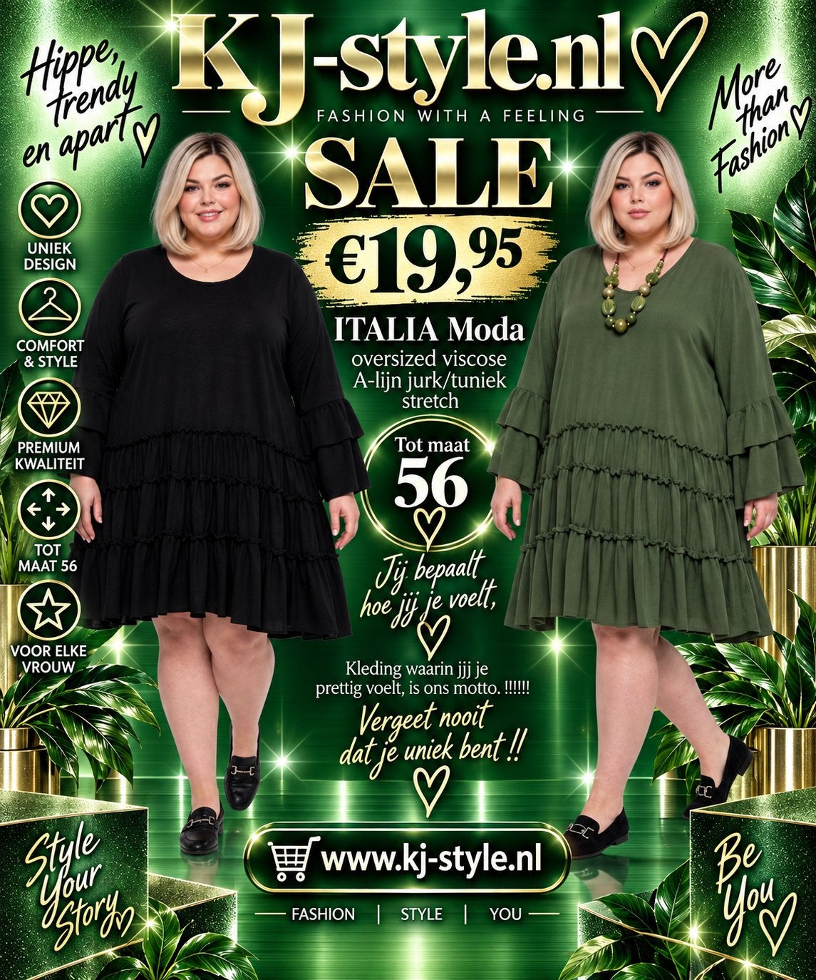 Grote Maten Damesmode, Kleding | Dames, Ophalen of Verzenden, Nieuw