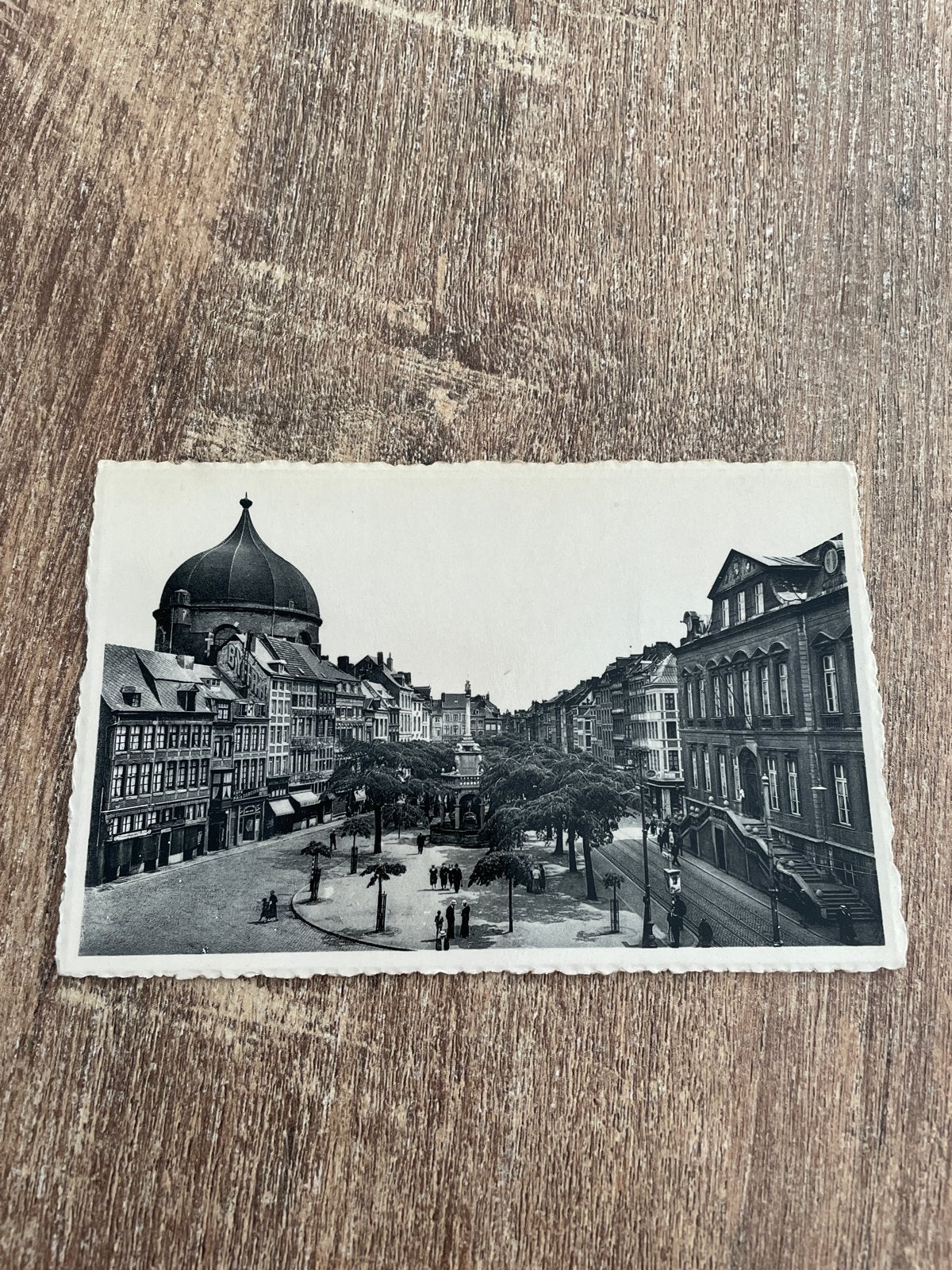 Oude ansichtkaart Luik Place du Marché (Perron et Hôtel de V, Ophalen of Verzenden, Gelopen, België en Luxemburg