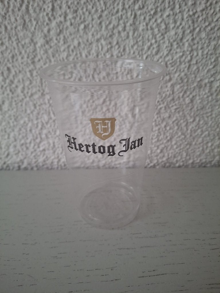 Hertog Jan plastic festival "glas", Ophalen of Verzenden, Nieuw, Glas of Glazen, Hertog Jan