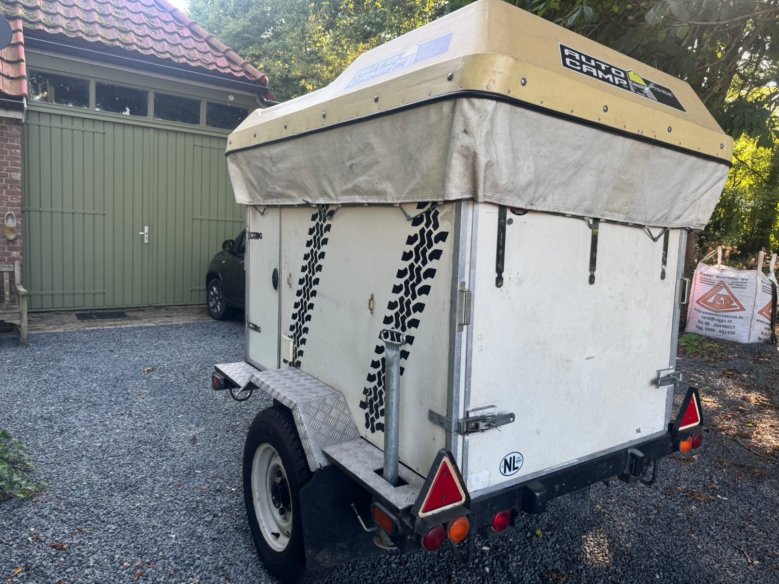Offroad aanhanger met daktent, Ophalen, Meerkleurig, Tot en met 4
