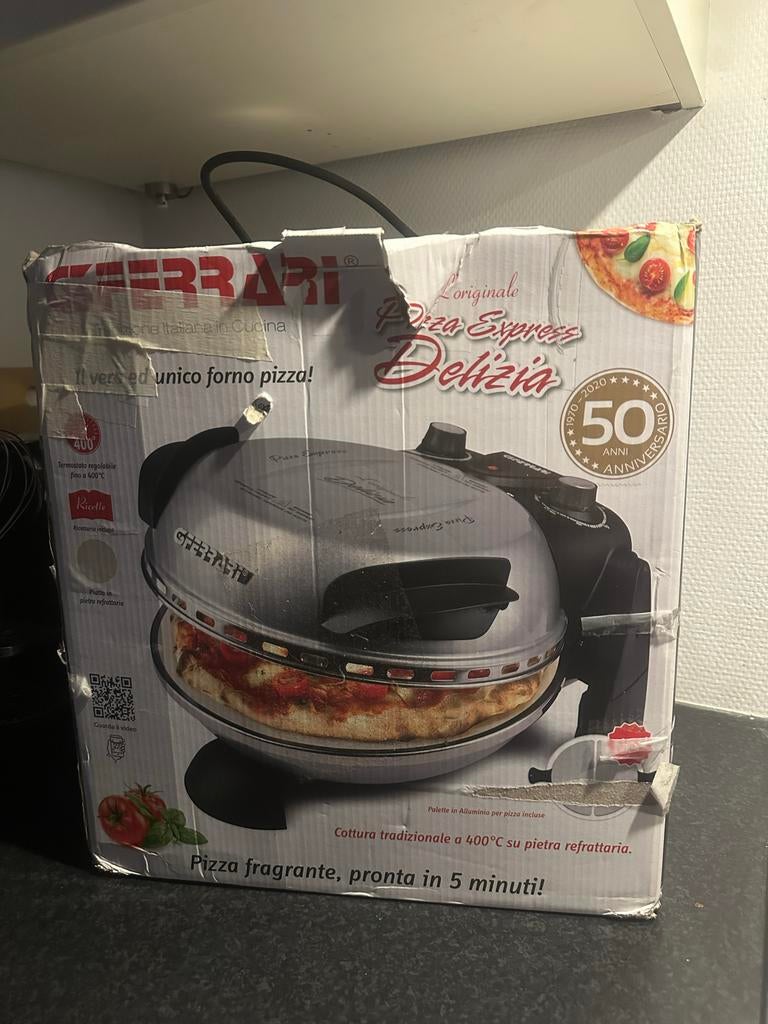 G3 Ferrari Pizza Express Delizia pizzaoven, Witgoed en Apparatuur, Ovens, Ophalen, Minder dan 45 cm, Gebruikt, Oven