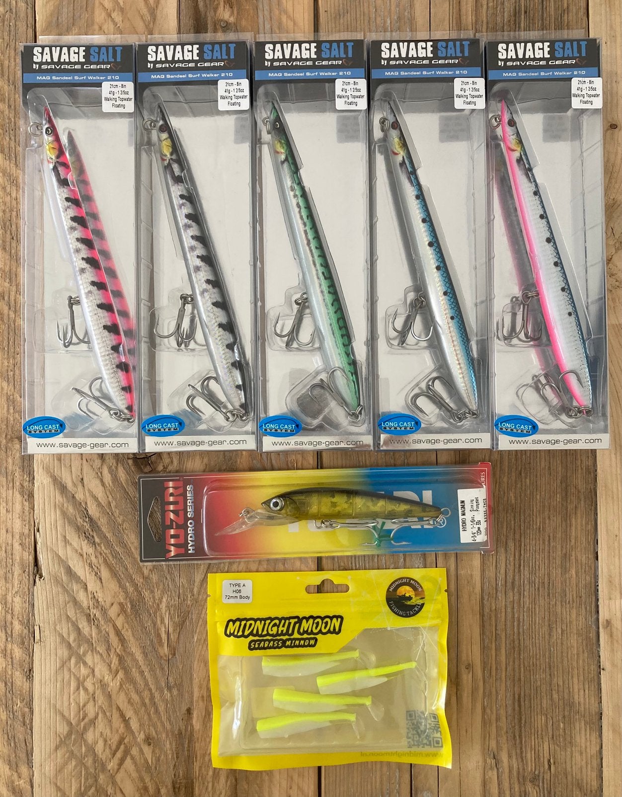 Topset Savage Gear + Yo-Zuri + MM, Watersport en Boten, Ophalen, Nieuw, Complete set