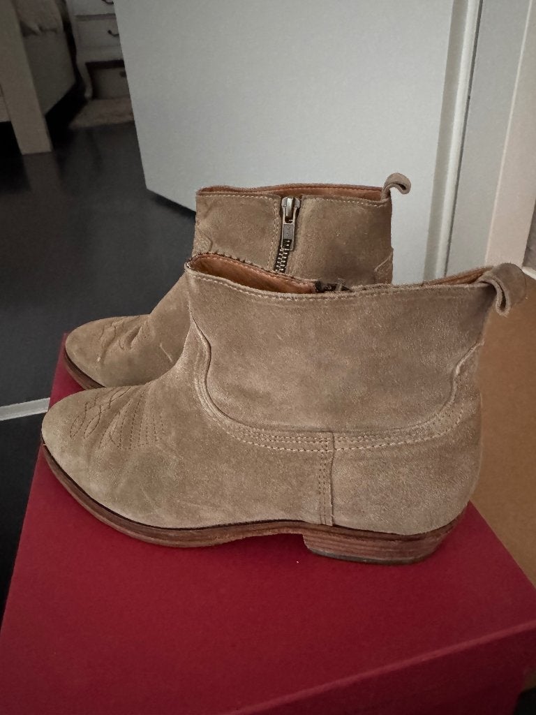 Laarsjes maat 38, Beige, Lage of Enkellaarzen, Ophalen of Verzenden, Gedragen