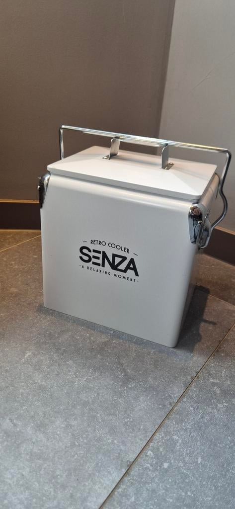 Senza Retro Koelbox - Wit, Caravans en Kamperen, Ophalen of Verzenden, Koelelement