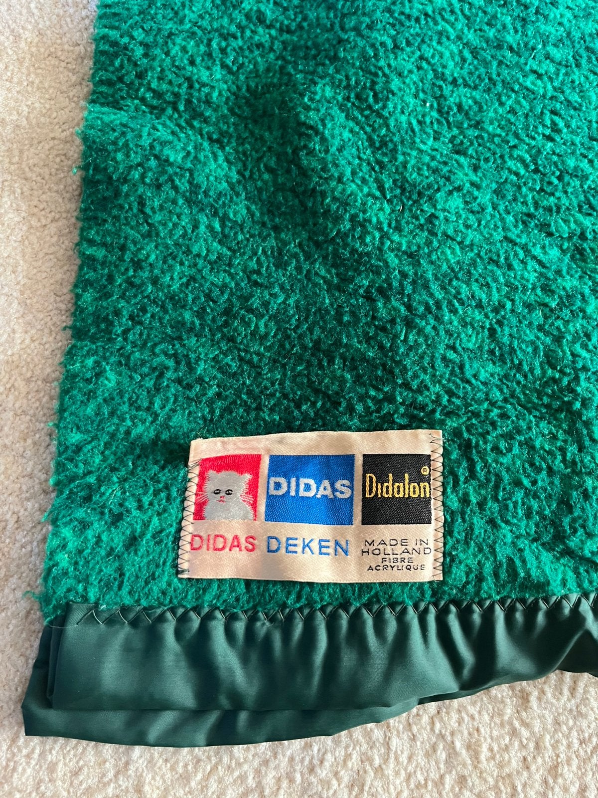 Vintage Didas deken, Ophalen, Zo goed als nieuw, Eenpersoons, Deken of Dekbed