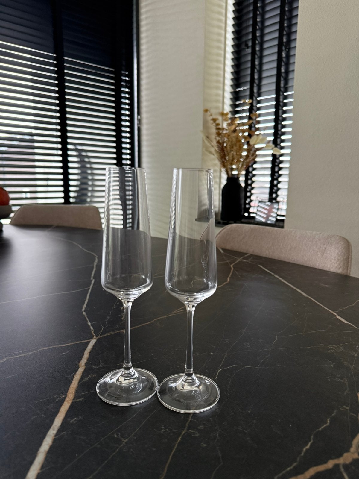 2 champagne glazen, Verzamelen, Glas en Borrelglaasjes, Ophalen of Verzenden, Nieuw, Overige typen