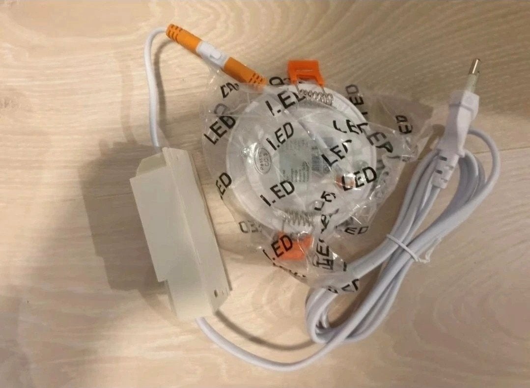 5x LED spotjes 3W 3000K Wit Ø75mm, Ophalen, Led-lamp, Nieuw, Minder dan 10 watt