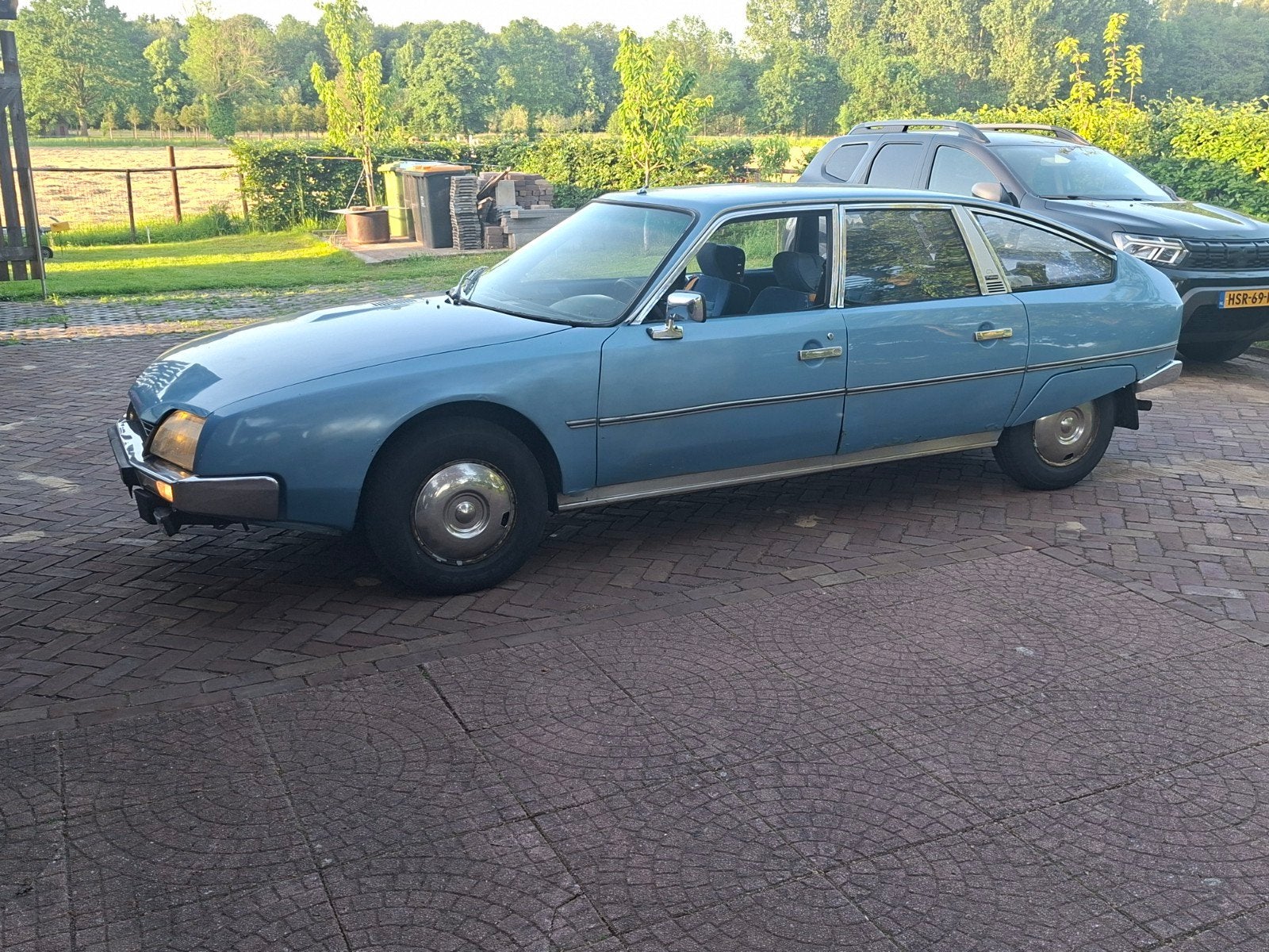 Citroën CX 2.5 Diesel Pallas 1980 Blauw, Auto's, 1328 kg, Stof, 4 cilinders, Particulier
