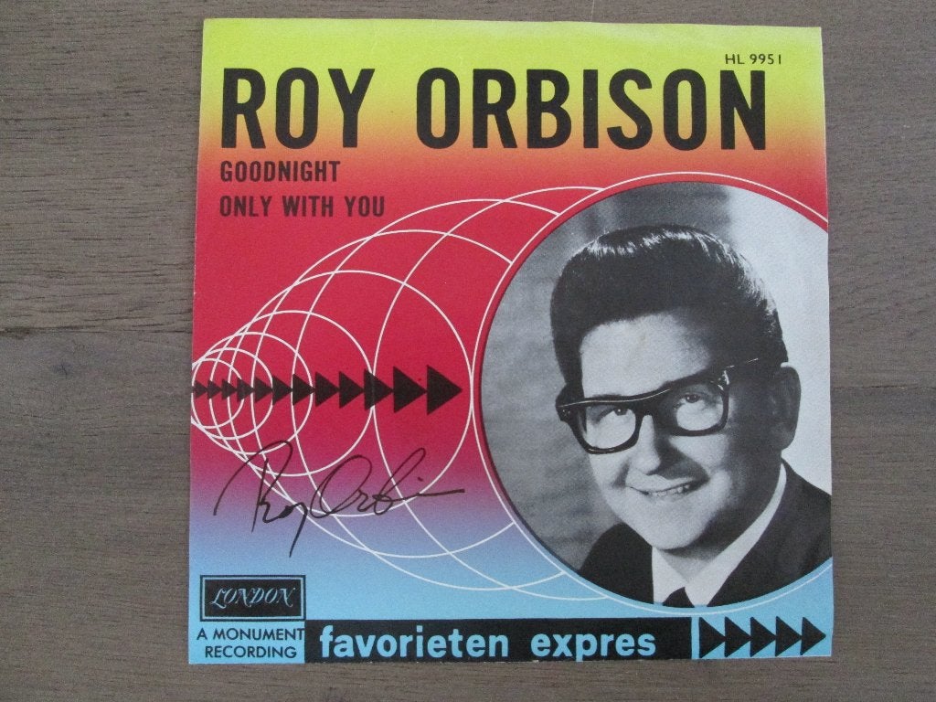 Roy Orbison - Goodnight / Only With You, Verzenden, Overige genres, 7 inch, Zo goed als nieuw