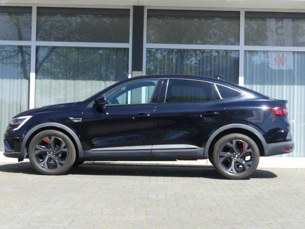 Renault Arkana 1.3 mild hybrid 160 R.S. line Automaat, Dodeh, Auto's, Renault, Gebruikt, 4 cilinders, Zwart, 1330 cc