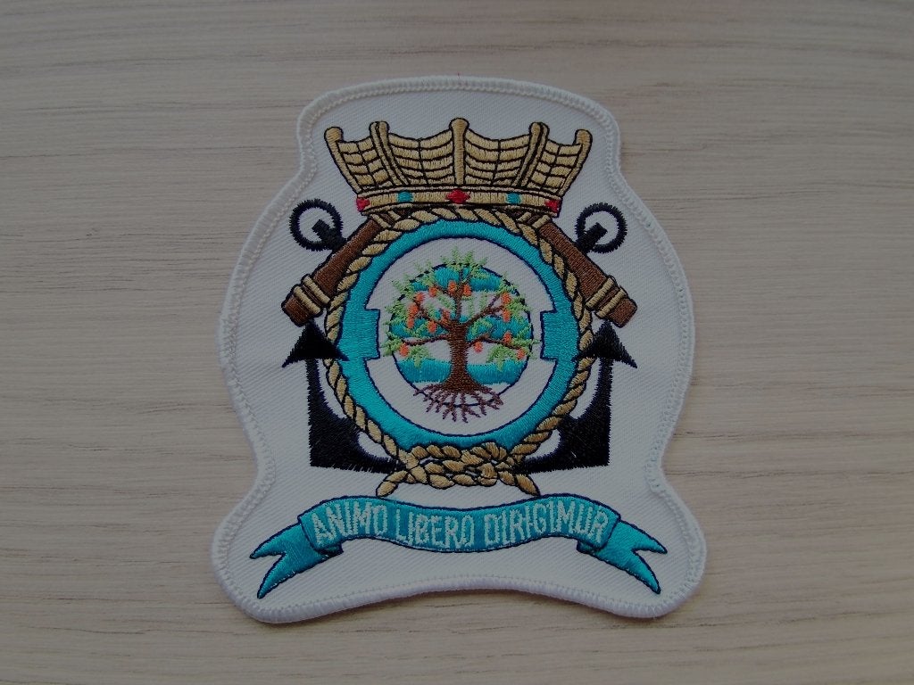 Patch Marine Luchtvaartdienst MLD 320 Squadron, Ophalen of Verzenden, Marine, Nederland, Embleem of Badge