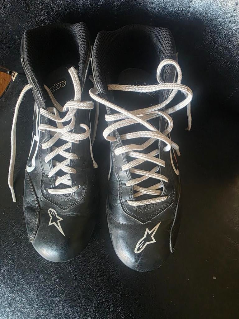 Alpinestars kartschoenen maat 39 - Zwart/Wit, Ophalen of Verzenden, Gebruikt
