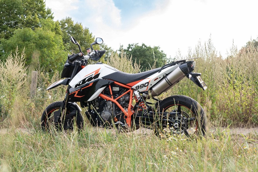 KTM 990 Supermoto R (SMR) 2012 ABS, 2 cilinders, Occasion, Motorrijbewijs A, Particulier