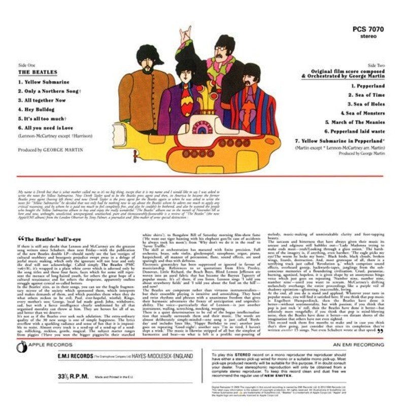 The Beatles – Yellow Submarine | LP, Inclusief binnenhoes, Ophalen of Verzenden, Zo goed als nieuw, 12 inch