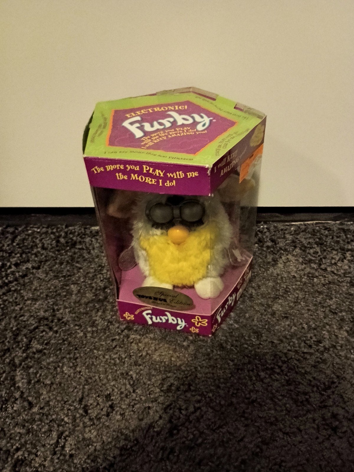 Vintage Furby Banana Peel in doos, Ophalen of Verzenden