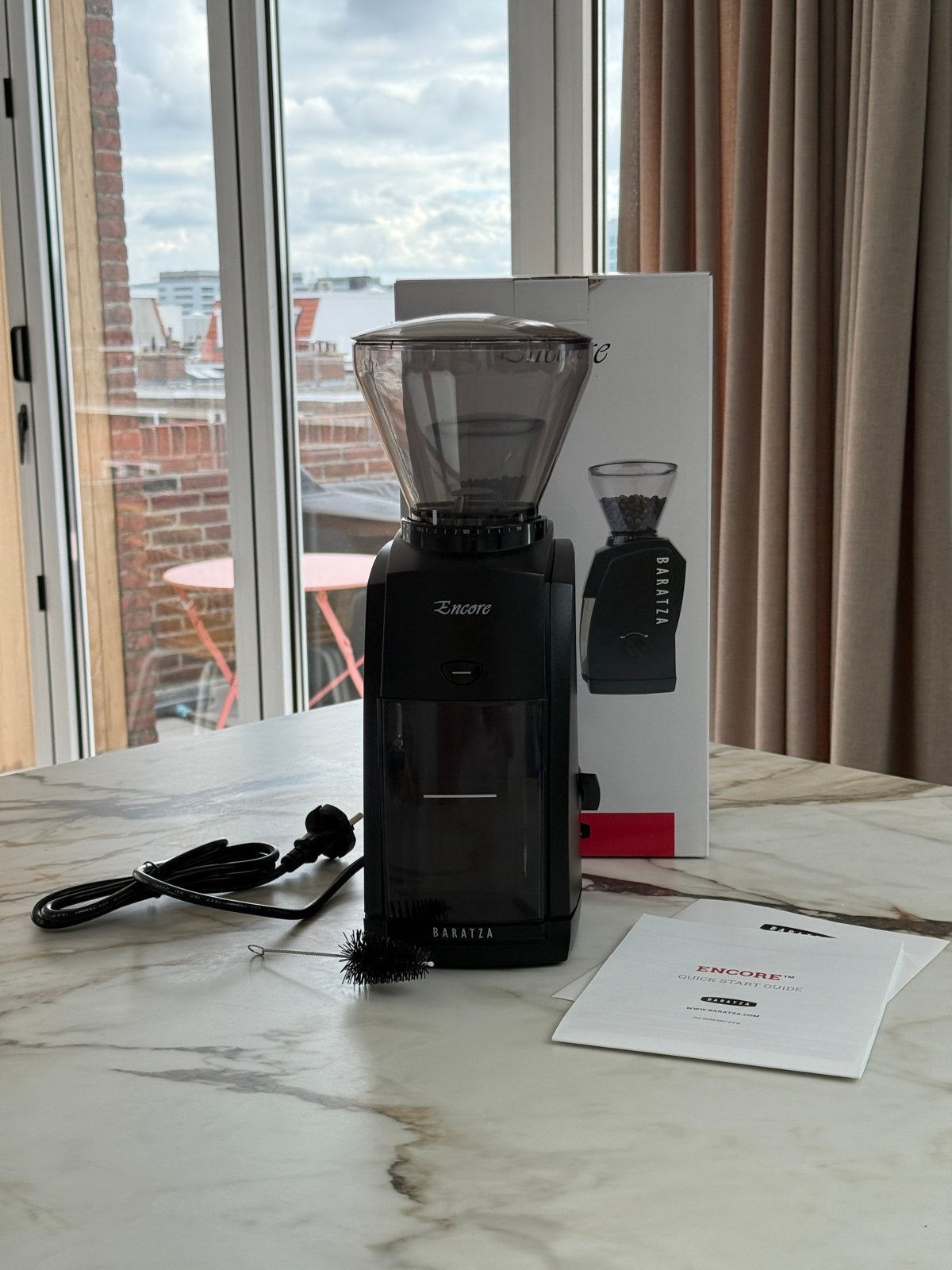 Baratza Encore Koffiemolen - 10 maanden garantie, Ophalen of Verzenden, Zo goed als nieuw