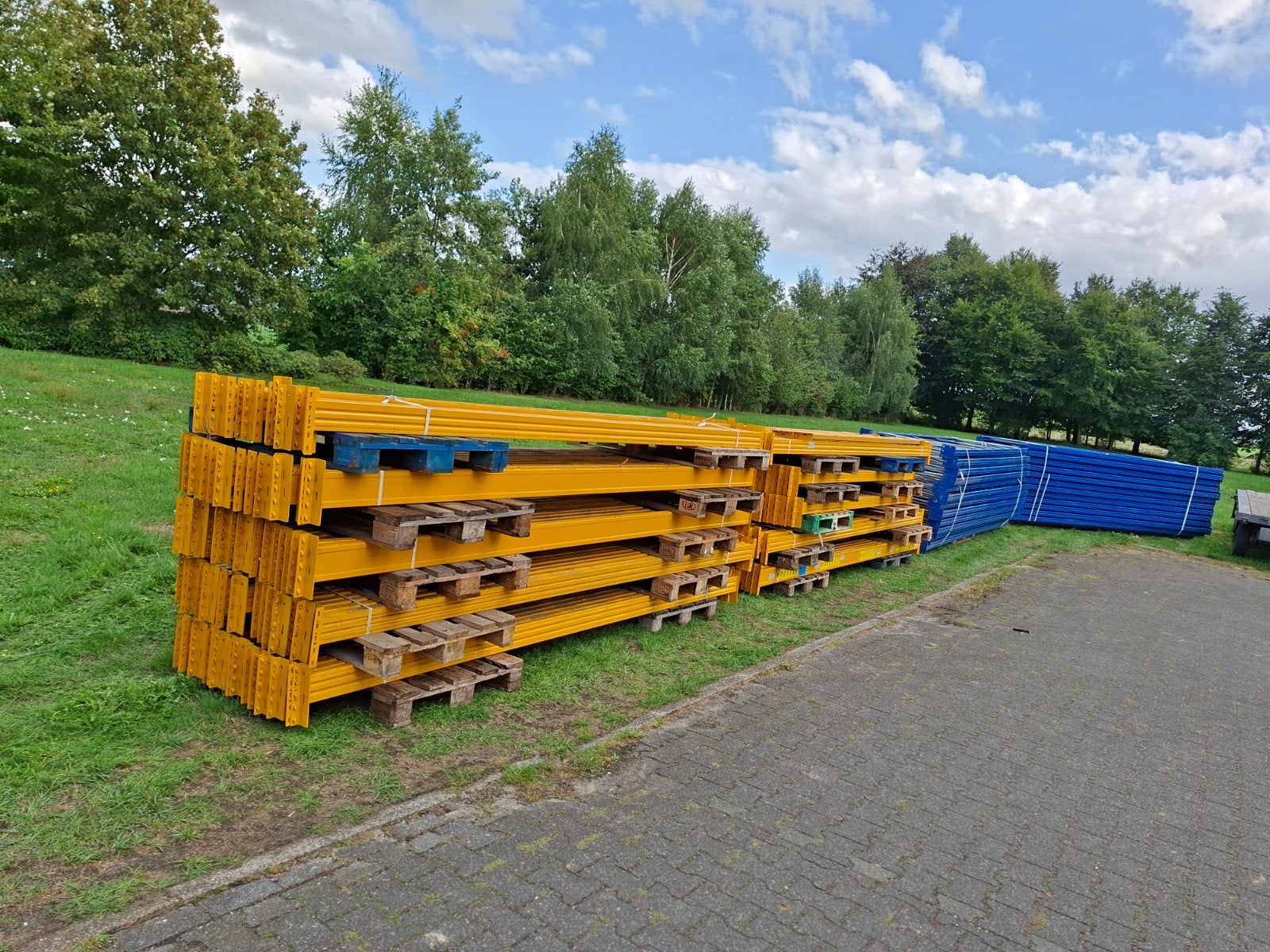 palletstelling pallet stelling liggers 270 360 staanders, Ophalen