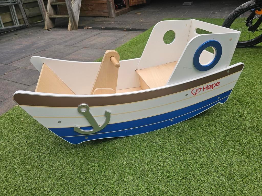 Hape Hobbelbootje - Schommelboot voor Kinderen, Ophalen, Gebruikt, Jongen of Meisje