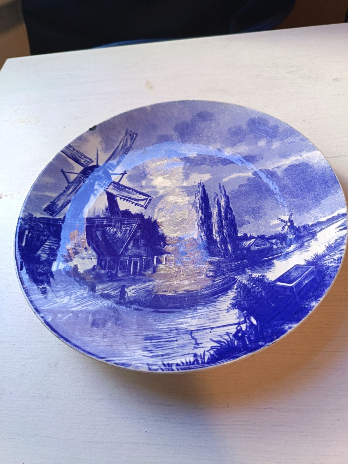Antiek Villeroy & Boch Wandbord - Hollandse Scène, Ophalen of Verzenden