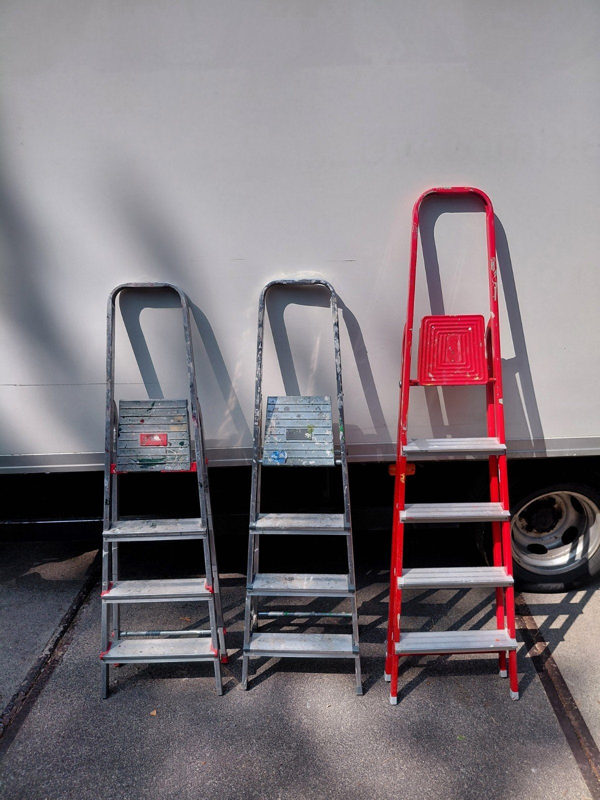 Altrex ladders, Ophalen, Gebruikt, Trap, Opvouwbaar of Inschuifbaar